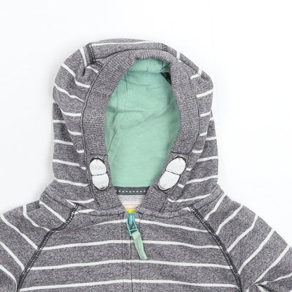 Tu Baby Grey Striped  Jacket  Size 9-12 Months