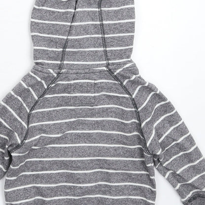 Tu Baby Grey Striped  Jacket  Size 9-12 Months
