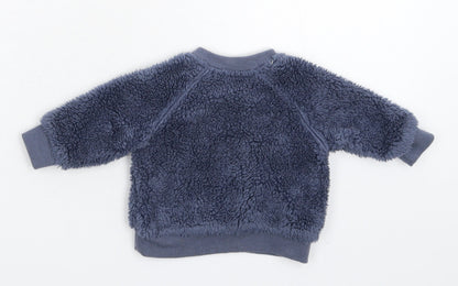 Nutmeg Boys Blue   Pullover Jumper Size 0-3 Months