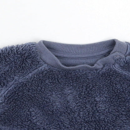 Nutmeg Boys Blue   Pullover Jumper Size 0-3 Months