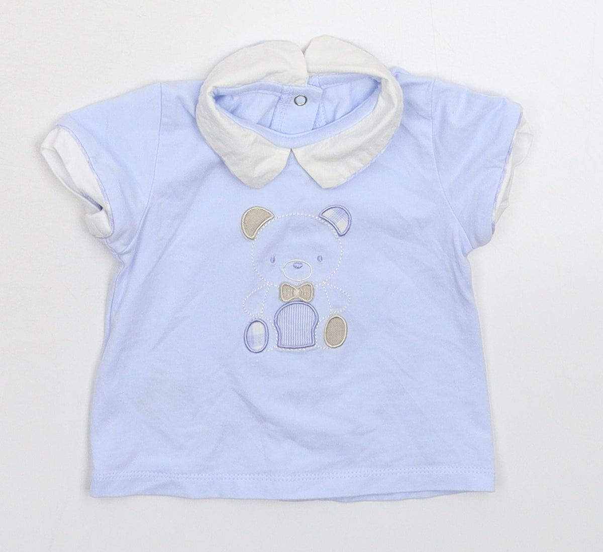 Mayoral Boys Blue   Basic T-Shirt Size 0-3 Months