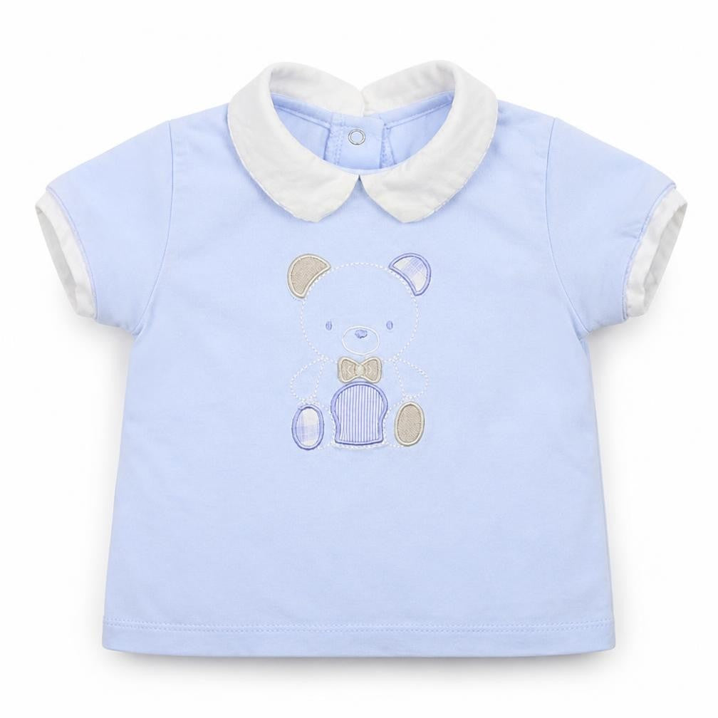 Mayoral Boys Blue   Basic T-Shirt Size 0-3 Months