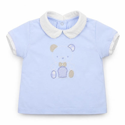 Mayoral Boys Blue   Basic T-Shirt Size 0-3 Months