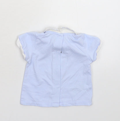 Mayoral Boys Blue   Basic T-Shirt Size 0-3 Months
