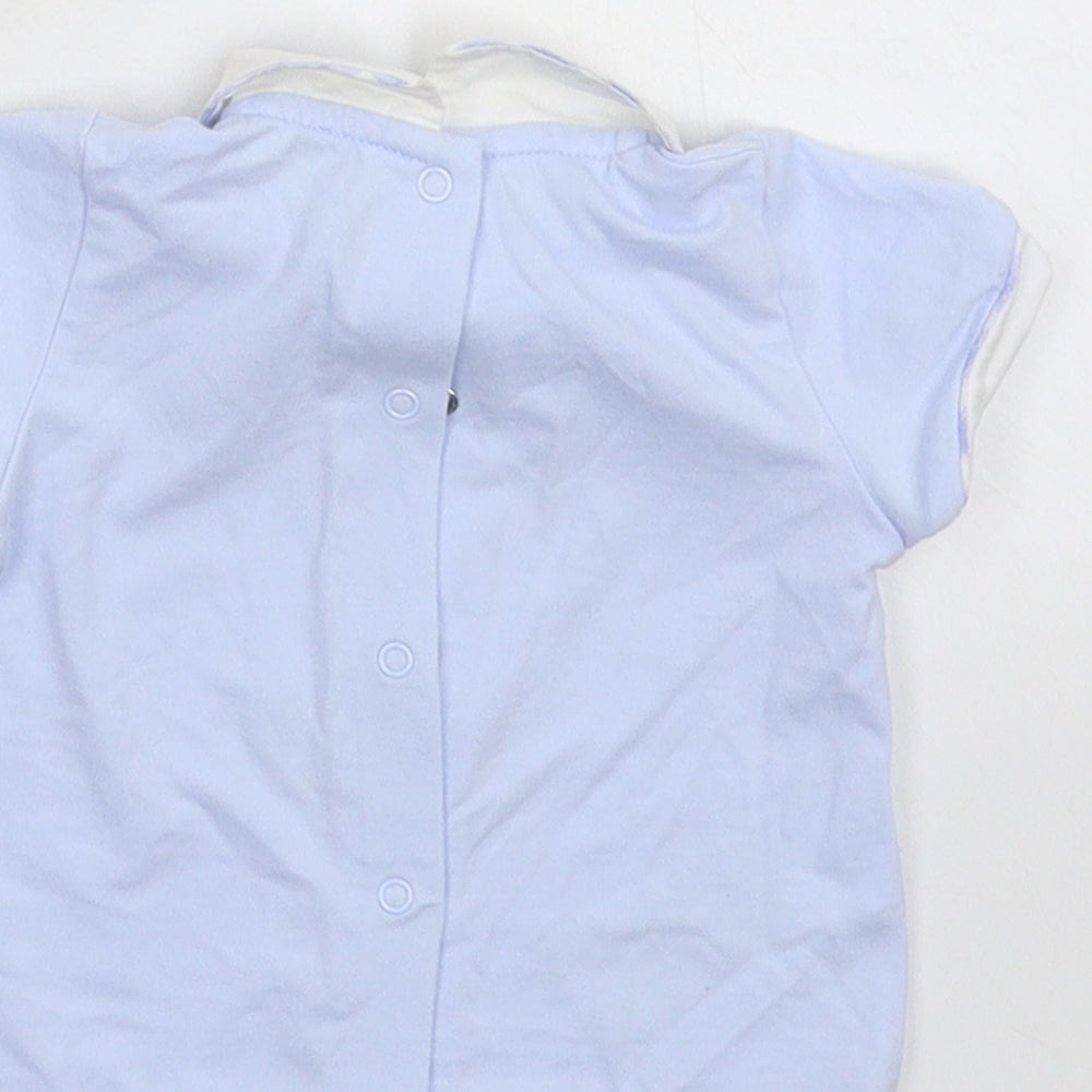 Mayoral Boys Blue   Basic T-Shirt Size 0-3 Months