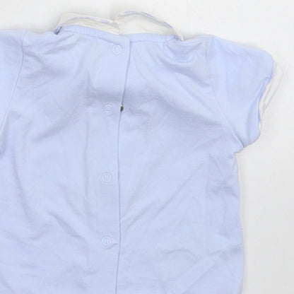 Mayoral Boys Blue   Basic T-Shirt Size 0-3 Months