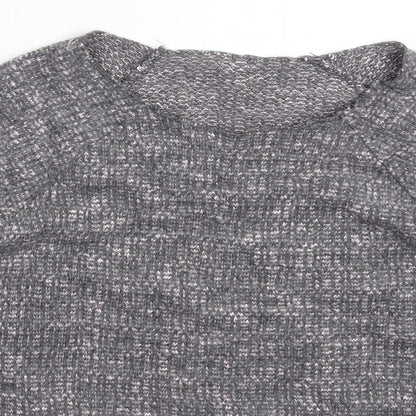 Jainco Girls Grey  Knit Pullover Jumper Size 9-10 Years