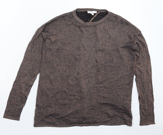 Womens UK Size 8 Warehouse Silver Pullover Jumper