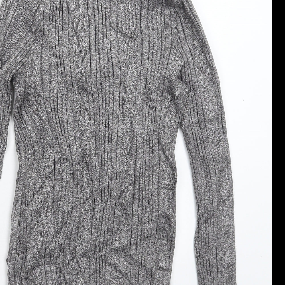 Womens UK Size 12 Marks and Spencer Grey Pullover Jumper
