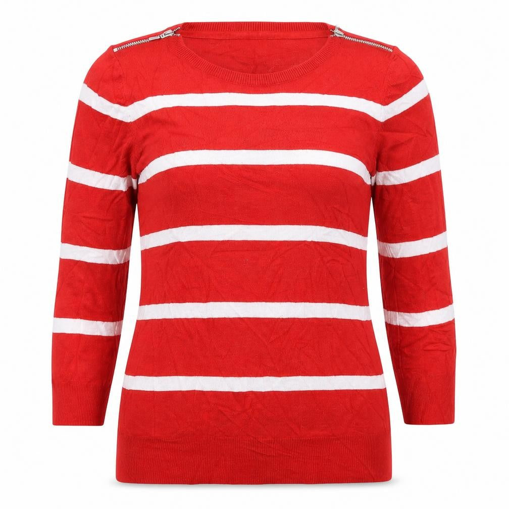 Womens UK Size 10 Debenhams Red Pullover Jumper