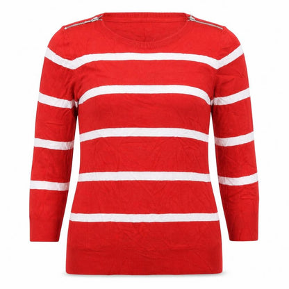 Womens UK Size 10 Debenhams Red Pullover Jumper