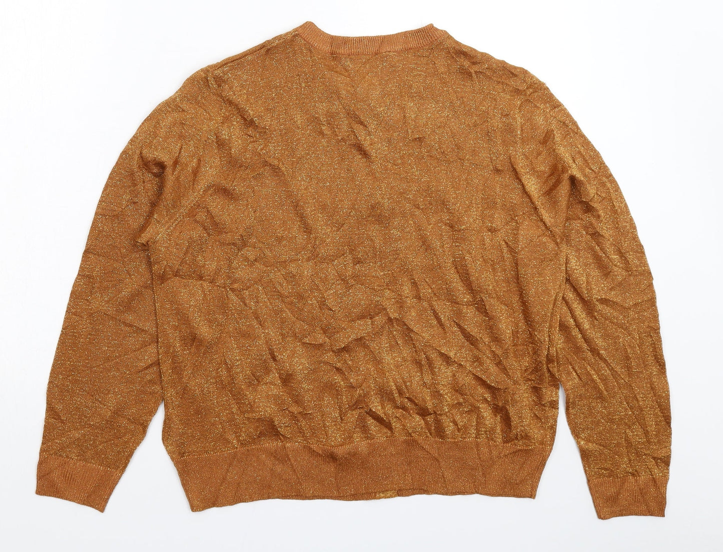 Womens UK Size 20 Marks and Spencer Brown Pullover Jumper