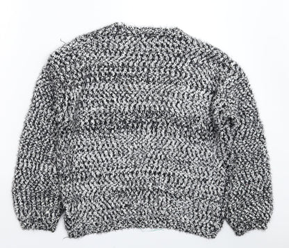 Yet Again Womens Multicoloured  Knit Pullover Jumper Size S