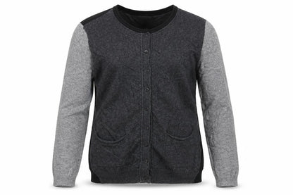 Benedetta B Womens Grey  Knit Cardigan Jumper Size M