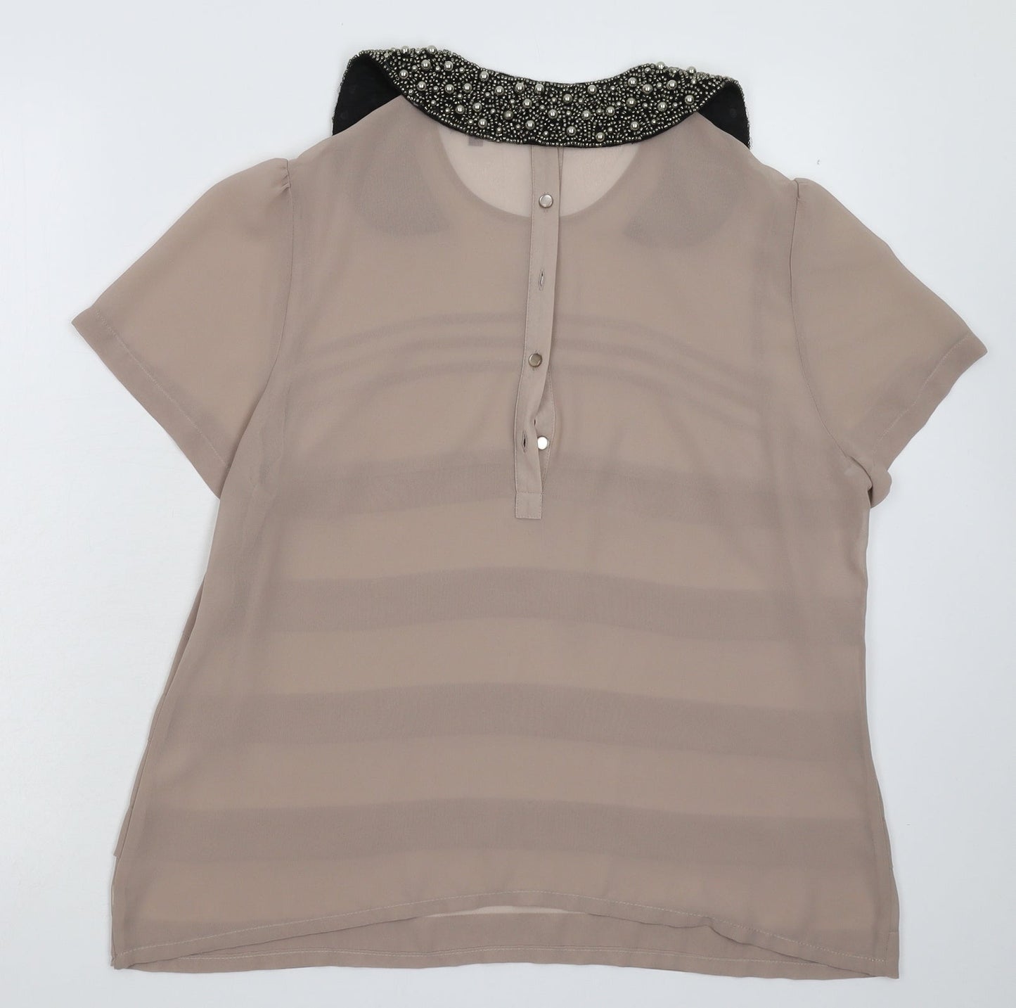 Marks and Spencer Womens Grey   Basic Blouse Size 16