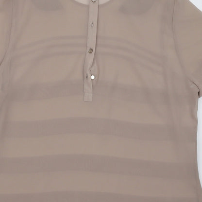 Marks and Spencer Womens Grey   Basic Blouse Size 16
