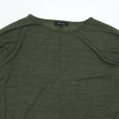 New Look Womens Green  Knit Pullover Jumper Size S
