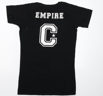 Empire Womens Black   T-Shirt Dress  Size M