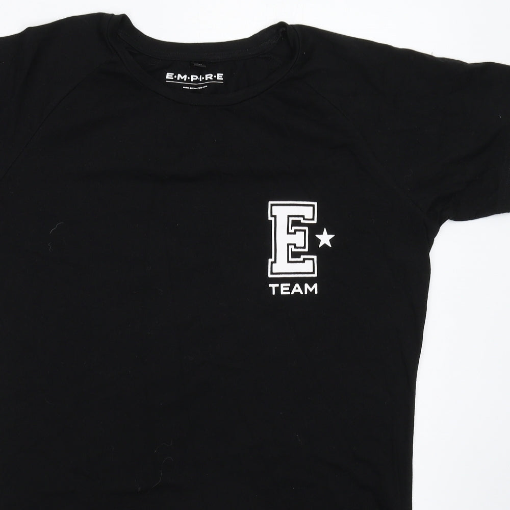 Empire Womens Black   T-Shirt Dress  Size M