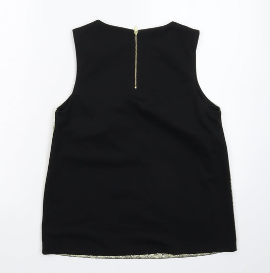 Womens UK Size 12 Warehouse Gold Basic Tank