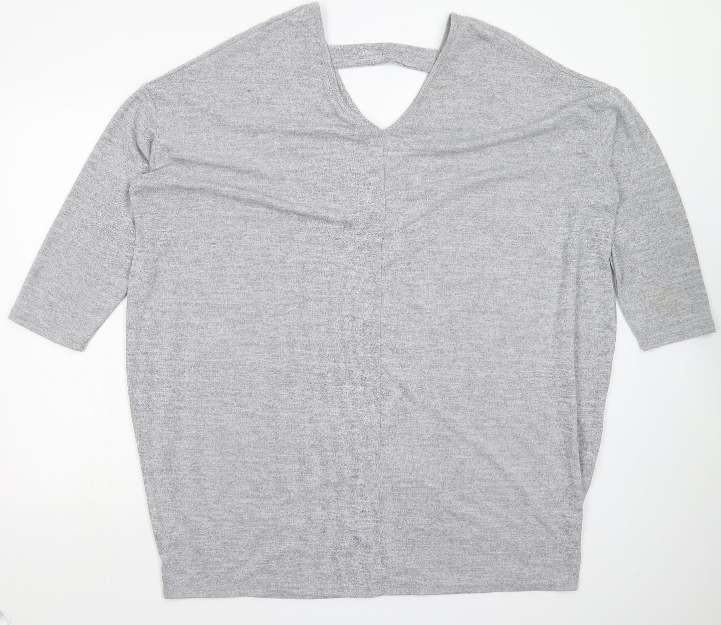 Womens UK Size 20 New Look Grey Pullover Jumper