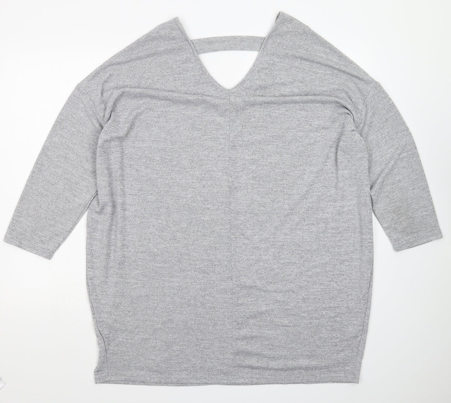 Womens UK Size 20 New Look Grey Pullover Jumper
