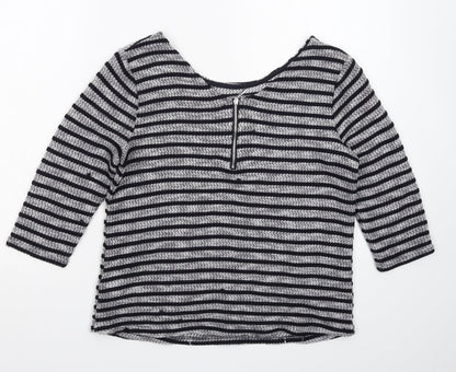 Womens UK Size 10 New Look Grey Pullover Jumper