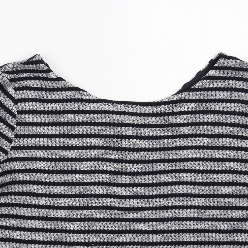 Womens UK Size 10 New Look Grey Pullover Jumper