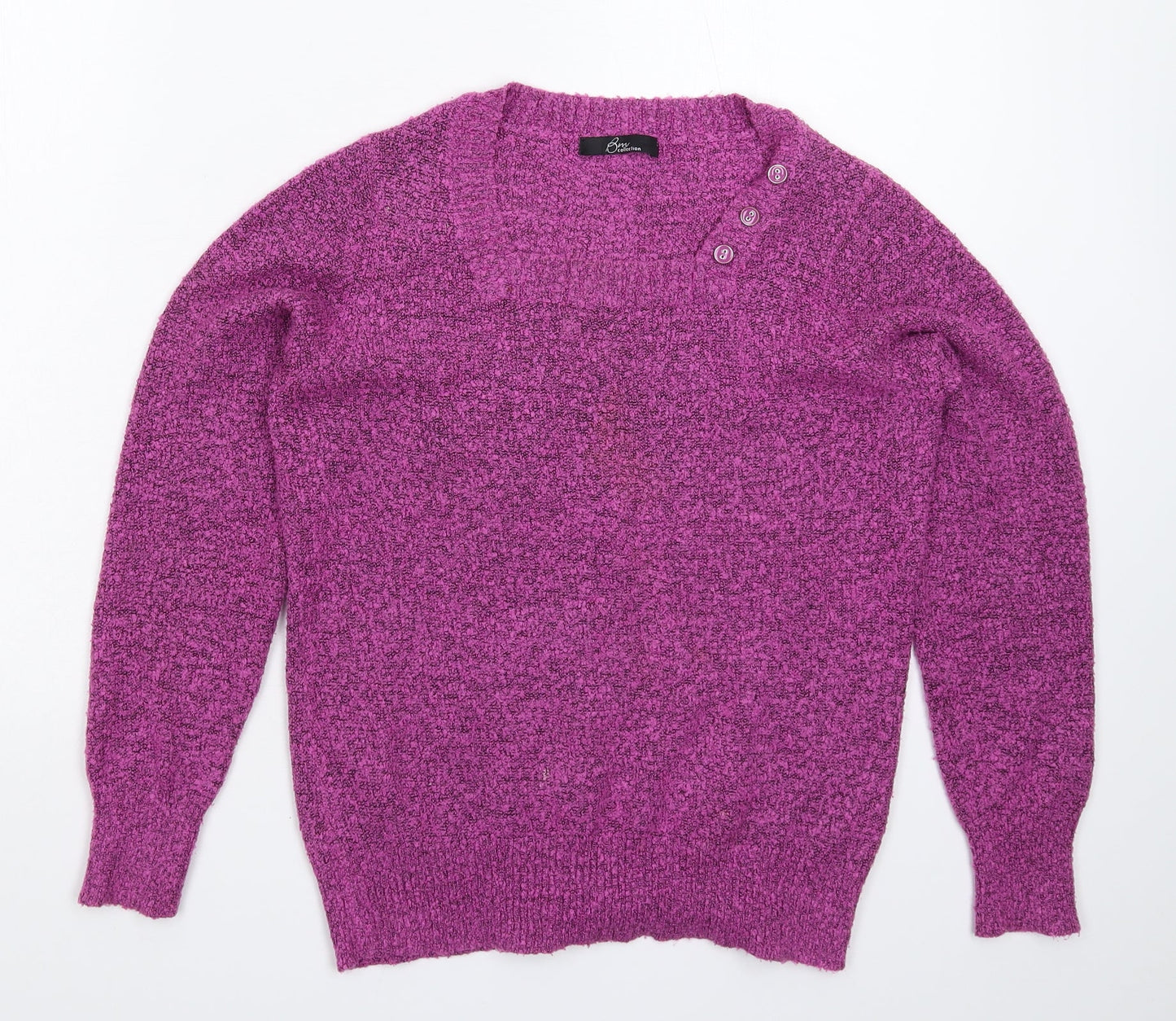 Womens UK Size M BM Pink Pullover Jumper