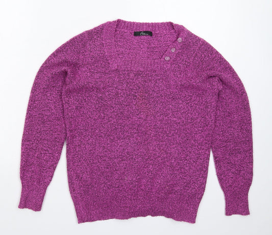 Womens UK Size M BM Pink Pullover Jumper