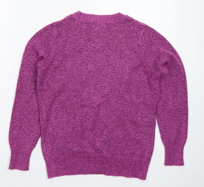 Womens UK Size M BM Pink Pullover Jumper