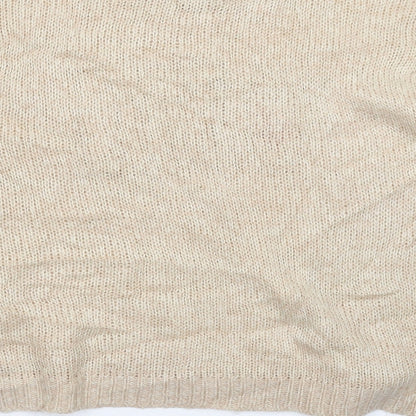 Womens UK Size 12 New Look Beige Pullover Jumper