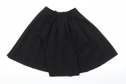 George Girls Black   Pleated Skirt Size 9 Years