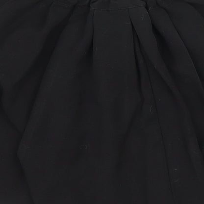 George Girls Black   Pleated Skirt Size 9 Years