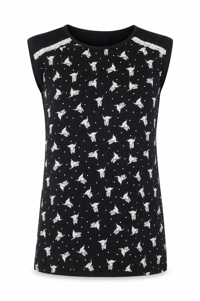 M&S Womens Black Solid  Capri Dress Size 12