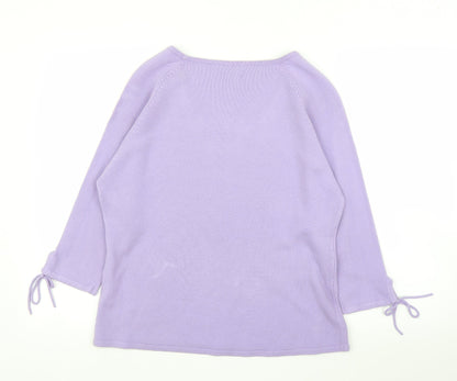 Womens UK Size 18 Alibi Purple Pullover Jumper