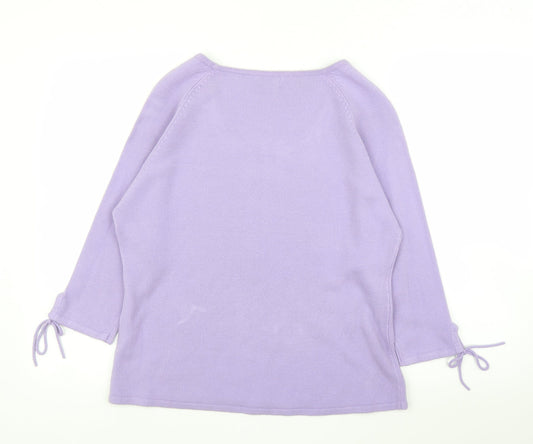 Alibi Womens Purple   Pullover Jumper Size 18