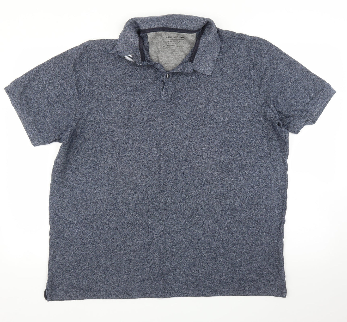 Modern Essentials  Mens Blue    Polo Size 2XL