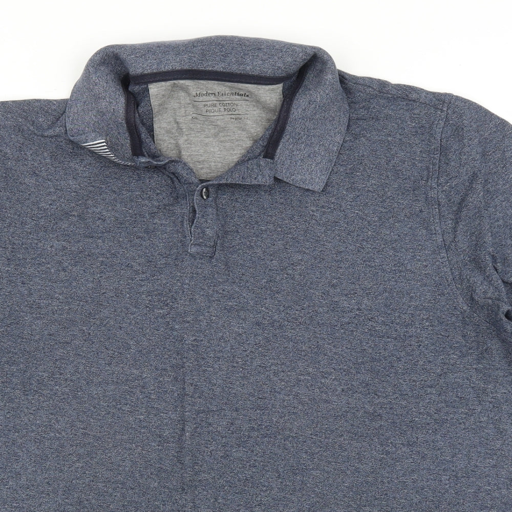 Modern Essentials  Mens Blue    Polo Size 2XL