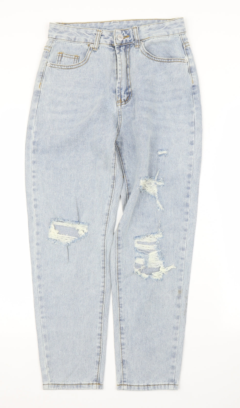 SheIn Womens Blue  Denim Mom Jeans Size S L27 in