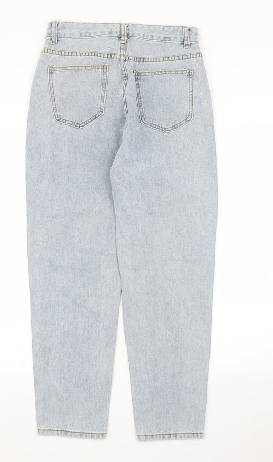 SheIn Womens Blue  Denim Mom Jeans Size S L27 in