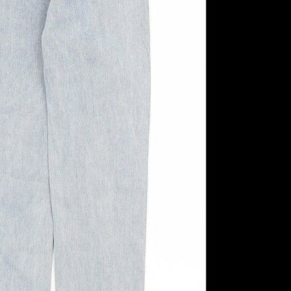 SheIn Womens Blue  Denim Mom Jeans Size S L27 in