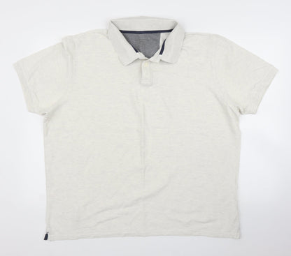 Modern Essentials  Mens Beige    Polo Size 2XL