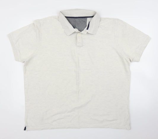 Modern Essentials  Mens Beige    Polo Size 2XL