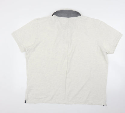 Modern Essentials  Mens Beige    Polo Size 2XL