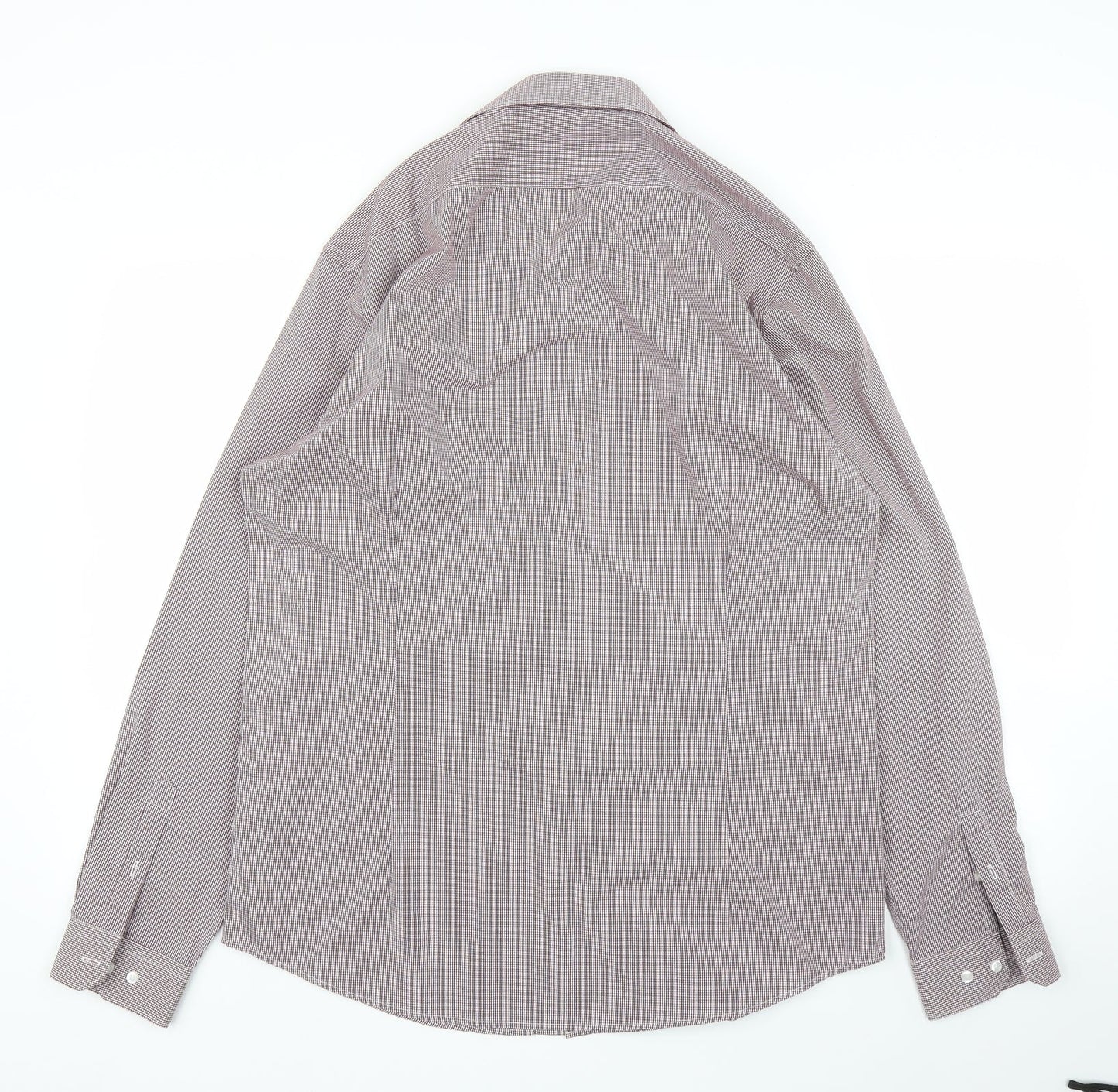 Red Herring Mens Purple    Button-Up Size 16