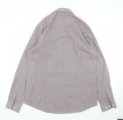 Red Herring Mens Purple    Button-Up Size 16
