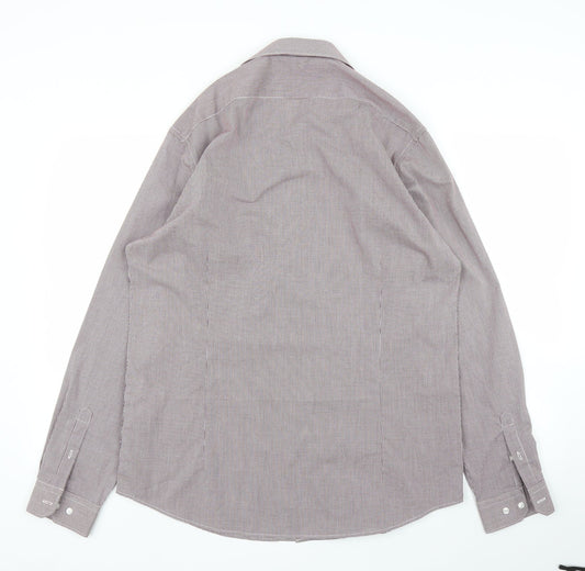 Red Herring Mens Purple    Button-Up Size 16