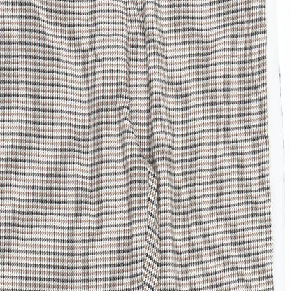 Womens UK Size 10 ASOS Regular Fit Capri Brown Trousers