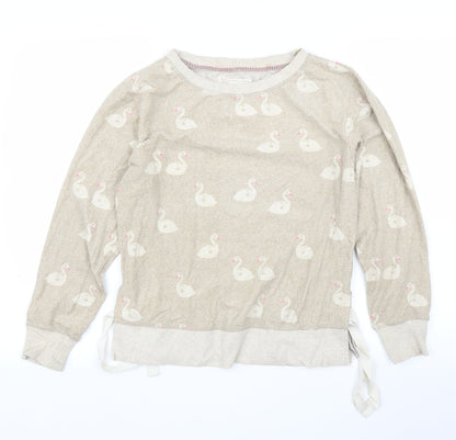Womens UK Size S NEXT Beige Pullover Jumper